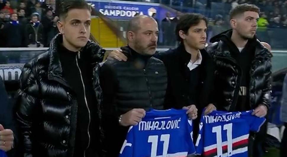 PRIZOR KOJI TJERA NA SUZE Deki Stanković izveo sinove Siniše Mihajlovića na teren (VIDEO)