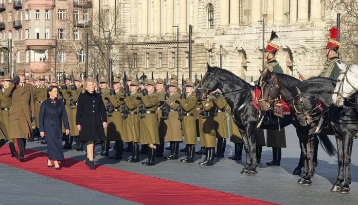 SVEČANI DOČEK U MAĐARSKOJ Željka Cvijanović se sastala sa Katalin Novak