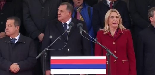 ZAPJEVAO I DODIK "Pukni zoro" odjekivala Istočnim Sarajevom (VIDEO)