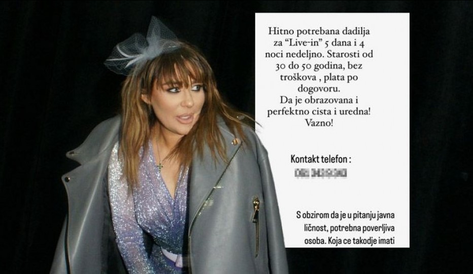 ANA NIKOLIĆ TRAŽI DADILJU PREKO INSTAGRAMA Ovo su njeni uslovi i nižu se lajkovi na objavu (FOTO)