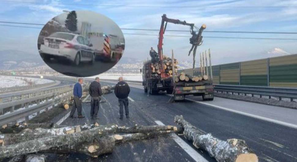 INCIDENT NA AUTO-PUTU Balvani pali s kamiona