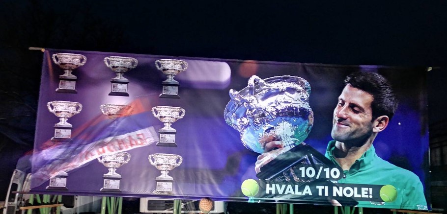 BANJALUKA SLAVI NOLETOV USPJEH Kralj je na tronu! Vatromet u čast Srbina koji je pokorio svijet! (FOTO/VIDEO)