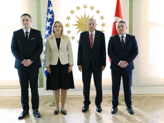 "STABILNI I USPJEŠNI ODNOSI SA TURSKOM" Cvijanovićeva i članovi Predsjedništva sa Erdoganom: