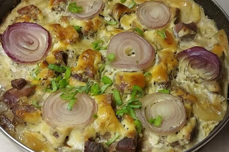 RUČAK KAO IZ RESTORANA OD SAMO 6 SASTOJAKA Sočnije meso i krompir nećete probati