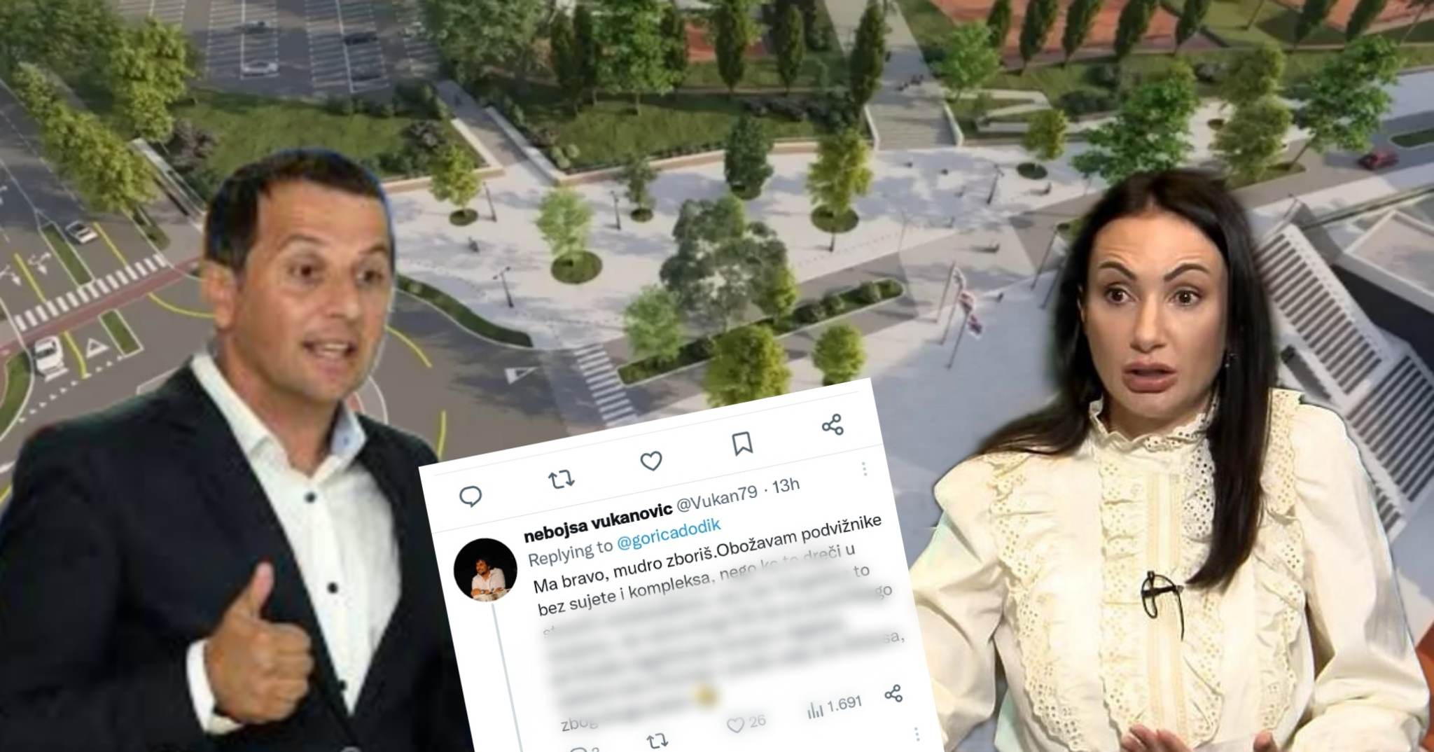 "ŠTO SI NERVOZAN, TEBE SAM PRVOG ZVALA NA RAKIJU" Vukan odbrusio Gorici zbog podrške Drašku, ona odgovorila: "Naći ću ti curu ako treba ili..."