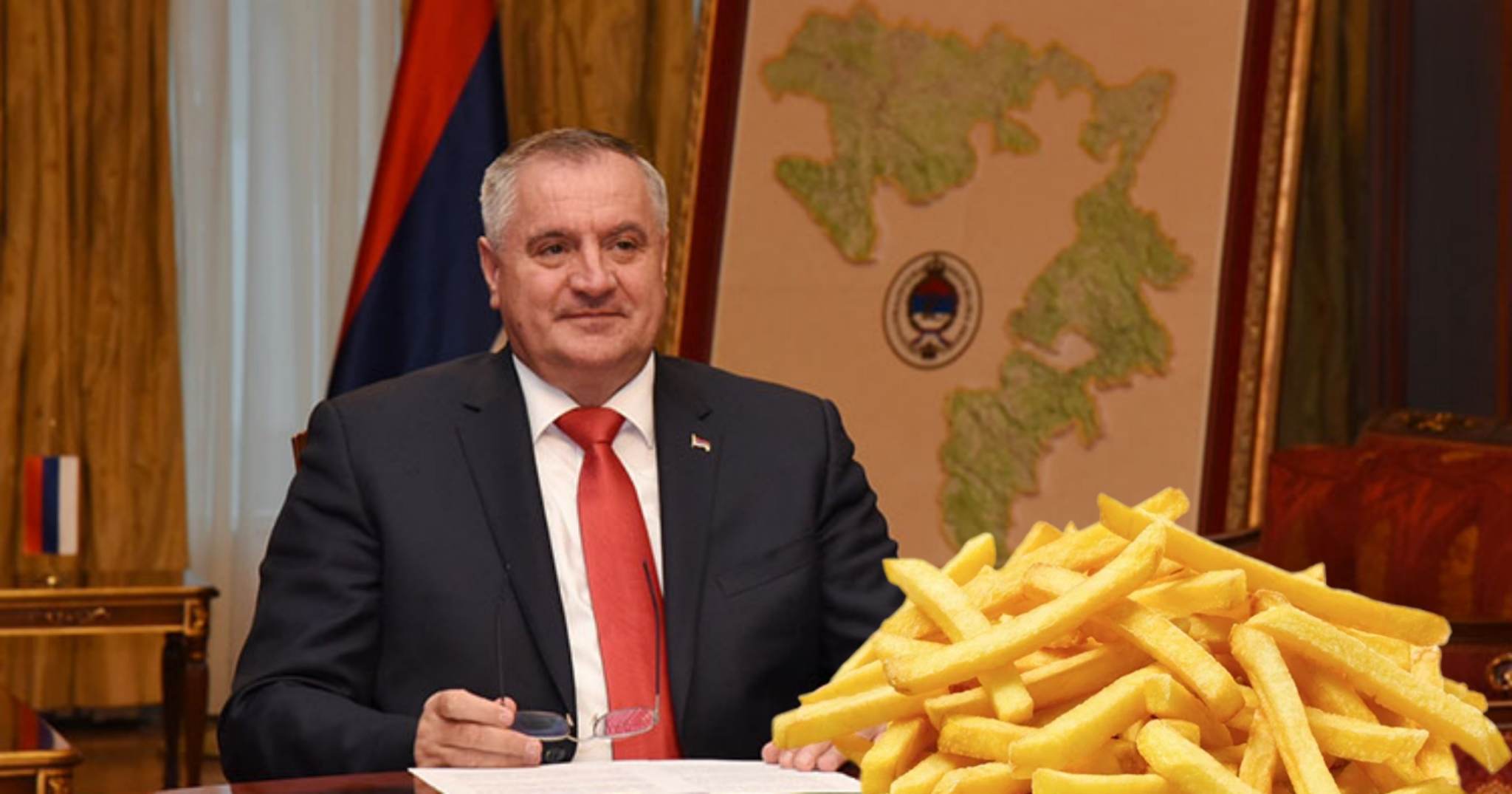 "NIJE TO ZA MENE I ZA PREDSJEDNIKA DODIKA" Premijer Višković otkrio kome idu tone naručenog pomfrita