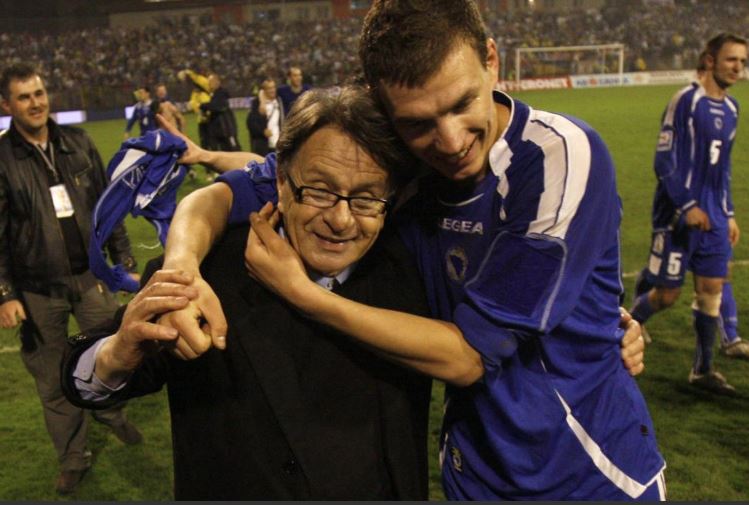 "VOLJEĆU VAS ZAUVIJEK" Džeko se emotivno oprostio od Ćire