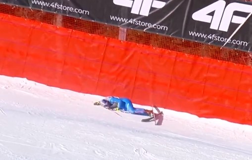 DRMATIČNA SCENA NA STAZI! Jeziv pad poznatog skijaša pri brzini od 108 kilometara na sat (VIDEO)