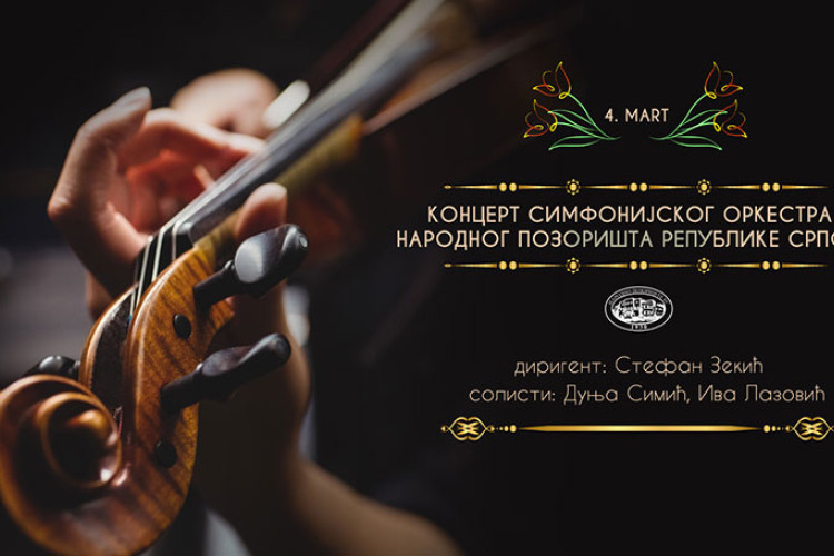 Koncert simfonijskog orkestra u subotu u Narodnom pozorištu RS