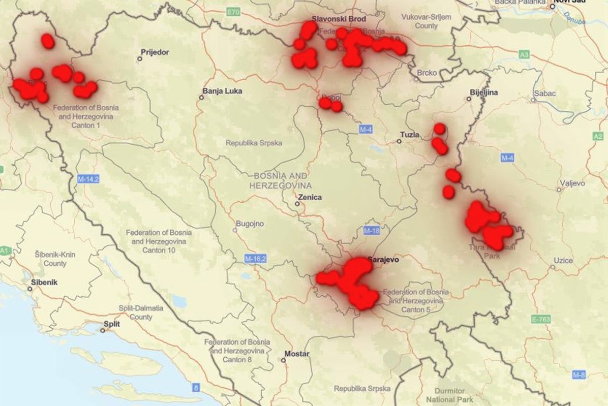MAPIRANA 322 MJESTA, TAMNICE I MUČILIŠTA Srbe hvatali po ulicama i kućama, zatvarli ih u kaveze sa životinjama