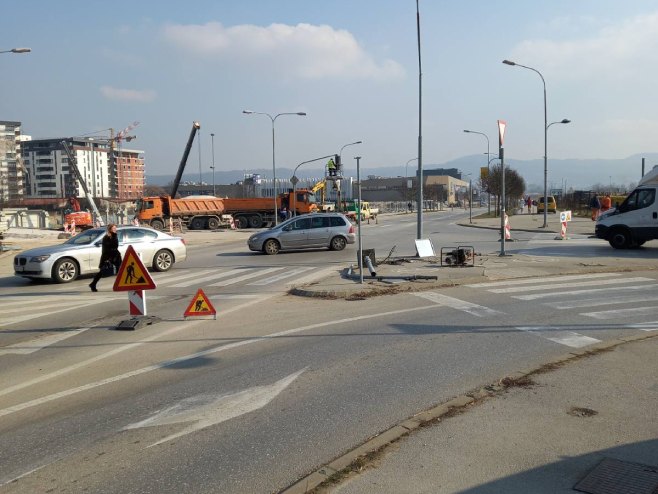 Obustava saobraćaja u Banjaluci u Ulici Olimpijskih pobjednika do 1. aprila (FOTO)