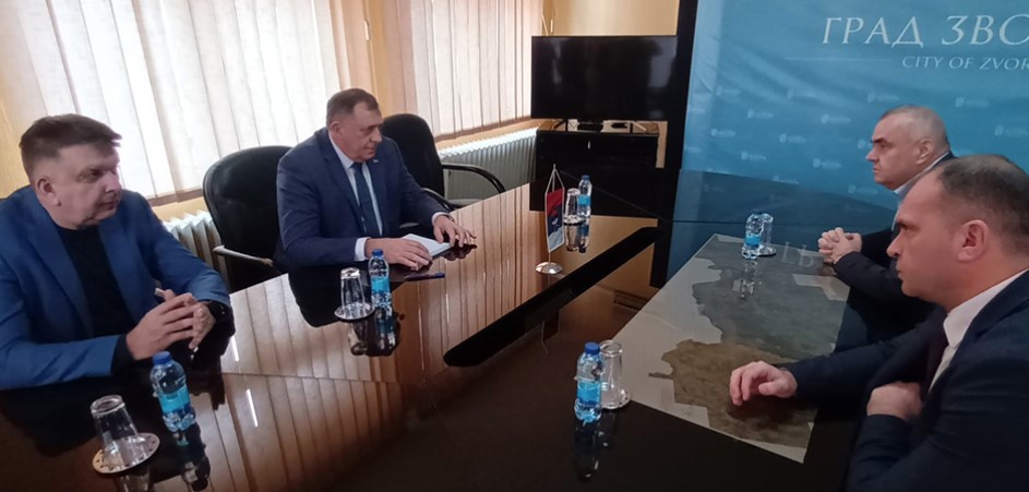 SASTANAK DODIKA I IVANOVIĆA "Gradska uprava Zvornik jedna od najuspješnijih"