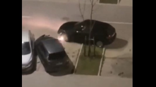 NOVOSAĐANKA NAPRAVILA HAOS NA PARKINGU Udarala auta pa pobjegla (VIDEO)
