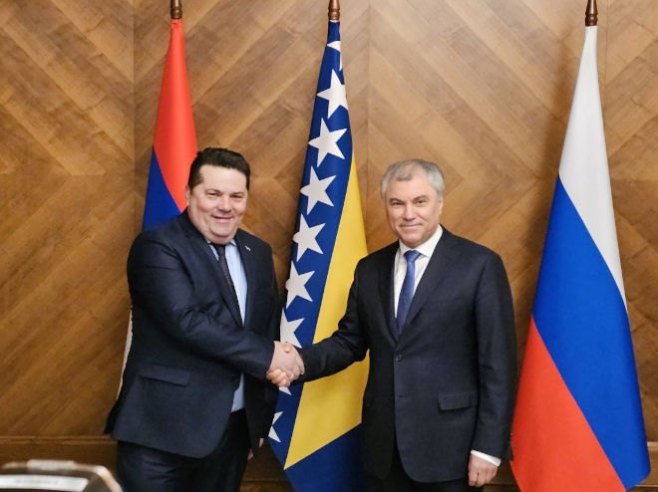 "UPRKOS PRITISCIMA VAŠINGTONA" Volodin: Rast robne razmjene Rusije i Republike Srpske 57 odsto