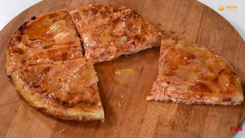 MALO DRUGAČIJI I ZDRAVIJI RECEPT ZA TIJESTO Pica iz tave bez brašna i kvasca