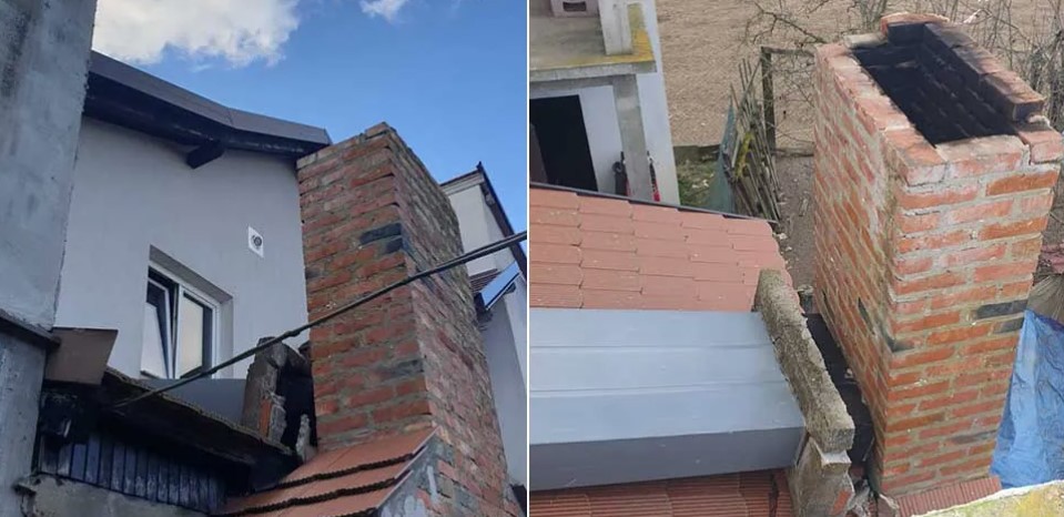 JAKO NEVRIJEME U KOZARSKOJ DUBICI Snažan vjetar rušio i dimnjake (FOTO)