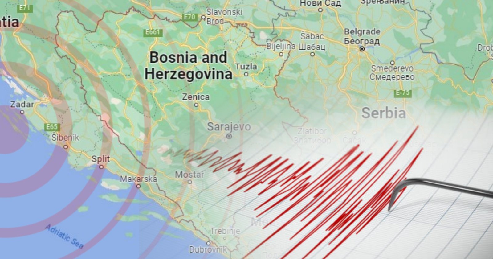 OVI GRADOVI U BiH NAJPODLOŽNIJI RAZORNIM ZEMLJOTRESIMA “Prognoza" seizmičnosti teritorije Bosne i Hercegovine (FOTO)