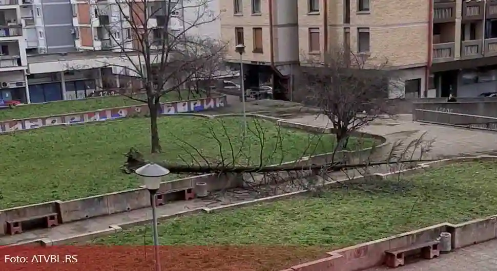 Upozorenje na olujni vjetar u Srpskoj