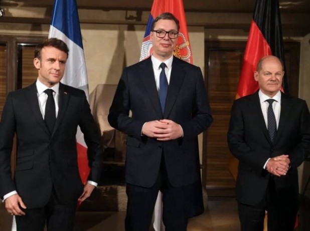 O DIJALOGU SA PRIŠTINOM! Vučić: "Ozbiljan i korektan sastanak sa Makronom i Šolcom"