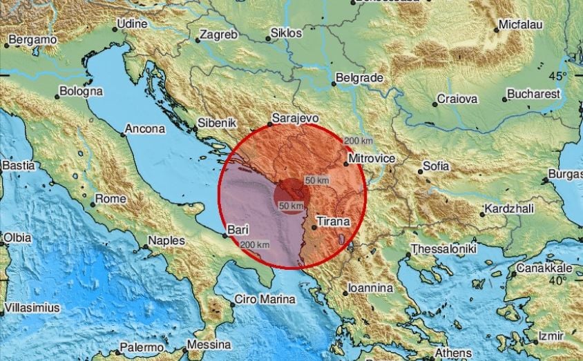 CRNU GORU POGODIO ZEMLJOTRES Osjetio se i u BiH: "U Podgorici se samo čula tutnjava"