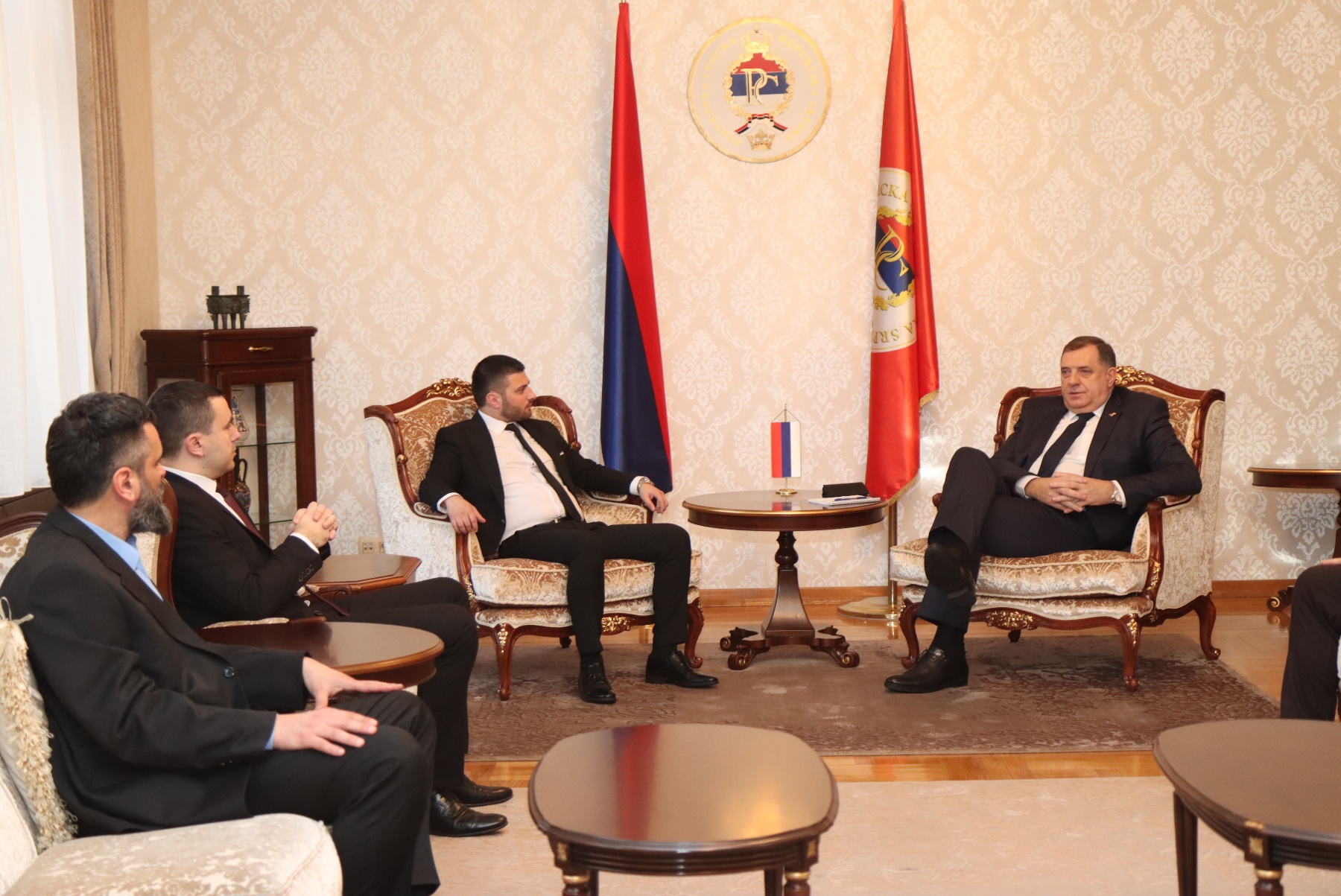 NAGLASIO VAŽNOST INSTITUCIONALNE PODRŠKE Dodik razgovarao danas u Palati Republike sa delegacijom opštine Nikšić