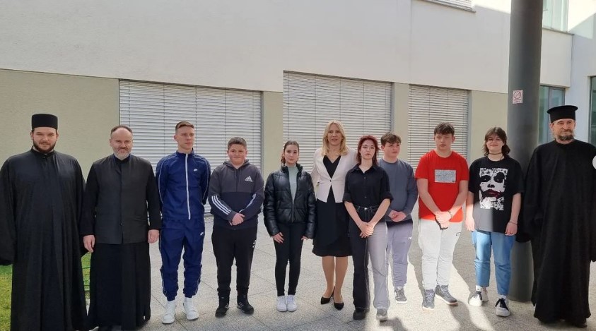CVIJANOVIĆEVA U POSJETI HRVATSKOJ Pravoslavnoj gimnaziji u Zagrebu pomoć iz kabineta predsjednika Srpske (FOTO)