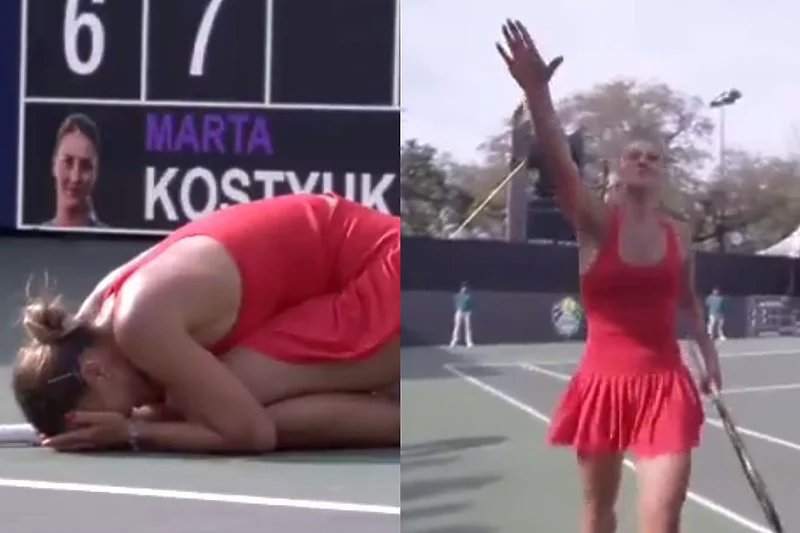 Ukrajinska teniserka zaplakala, odbila pružiti ruku Ruskinji i povikala: Slava Ukrajini!