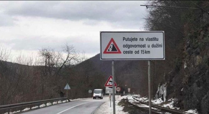 NAJOPASNIJI PUT U BiH PROLAZI KROZ KANJON Odlomio se komad stijene težak 8 tona! Nesreće i odroni, ovdje su svakodnevica