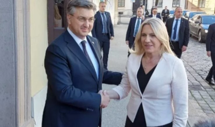 CVIJANOVIĆKA U POSJETI HRVATSKOJ Nakon sastanka sa Milanovićem, predsjedavajuća Predsjedništva BiH sa Plenkovićem (FOTO)