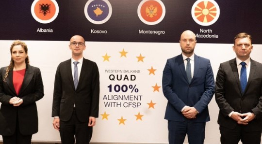 Sjeverna Makedonija, Crna Gora, Albanija i tzv. Kosovo osnovali Zapadnobalkansku četvorku