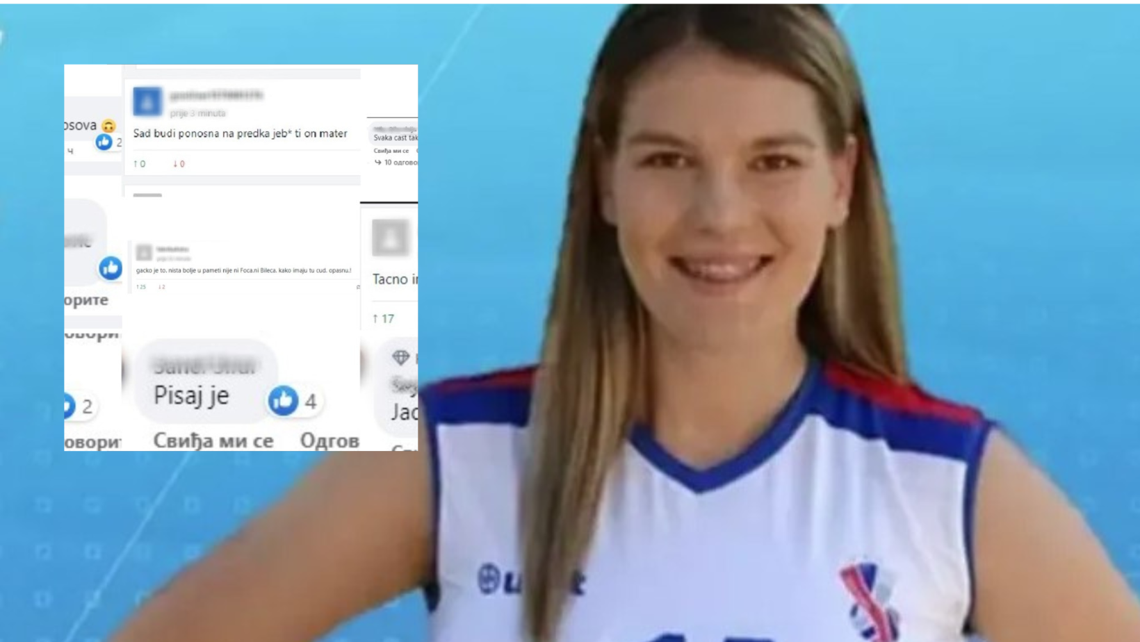 "JADNA SI, SAD IGRAJ ZA REPREZENTACIJU KNINSKOG KOSOVA..." Odbojkašica Ivana Radović na meti uvrijedljivih i gnusnih komentara (FOTO)