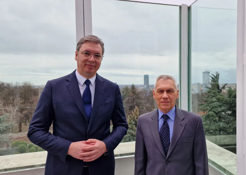 VUČIĆ SA BOCAN-HARČENKOM "Ambasador je upoznat sa situacijom na Kosovu i Metohiji i pozicijom Srbije"