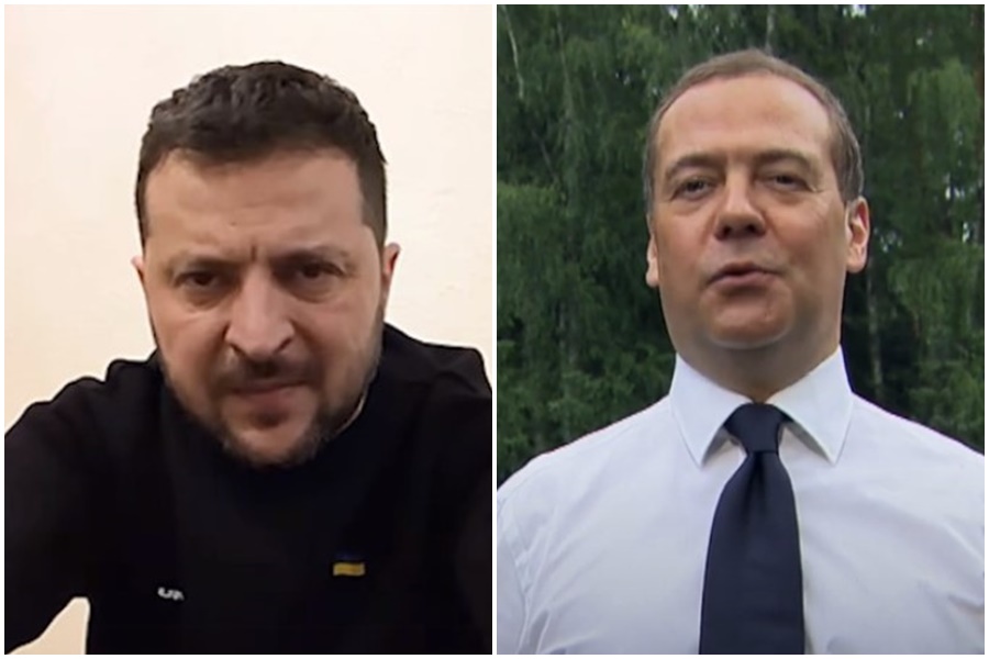 ZELENSKI PREDLOŽIO NOVO IME ZA RUSIJU Medvedev odmah smislio novo ime za Ukrajinu! (FOTO)