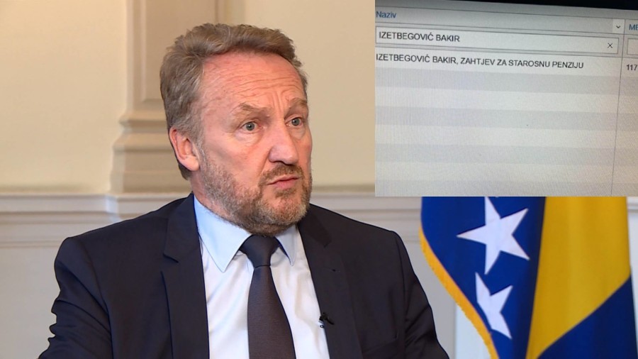 "VRLO SKROMNO ŽIVIM, NEMAM NI AUTOMOBIL" Izetbegović putem pošte predao zahtjev za penziju (FOTO)