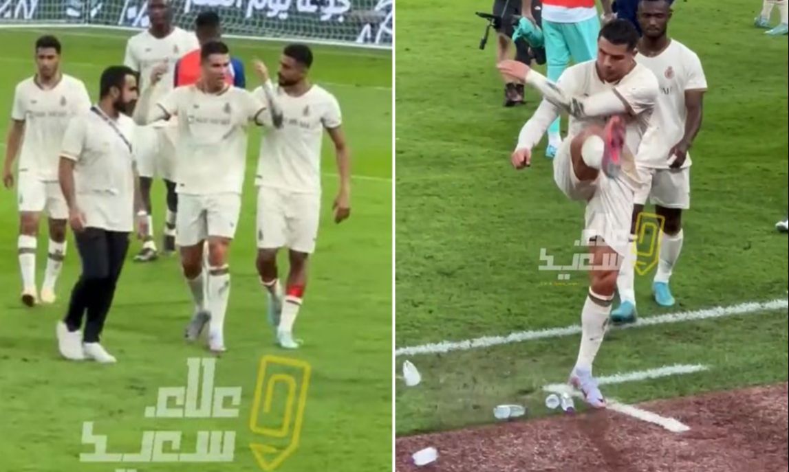 NAVIJAČI PROVOCIRALI PORTUGALCA Ronaldo teško podnio poraz u derbiju: Šutirao flašu nogom