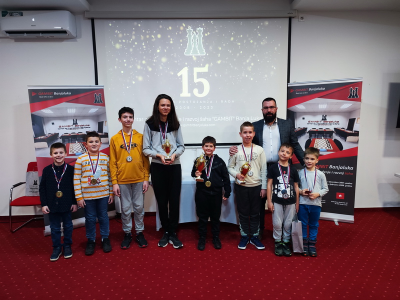 PETAR GAZIĆ ŠAMPION "GAMBITA" Prvenstvom kluba obilježeno 15 godina postojanja (VIDEO)