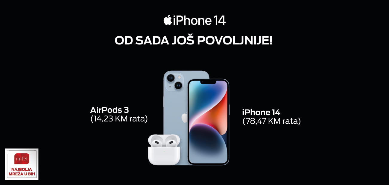 iPhone 14/14 Plus, AirPods 3 i AirPods 2 – od sada još povoljnije