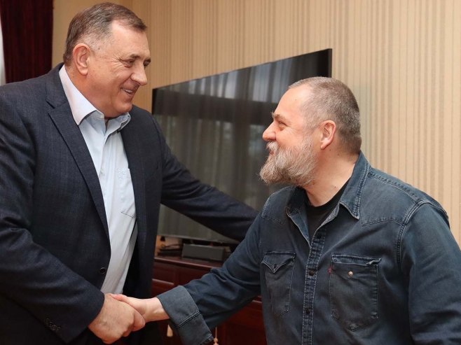 Dodik sa Pejakovićem o stanju u kulturi (FOTO)
