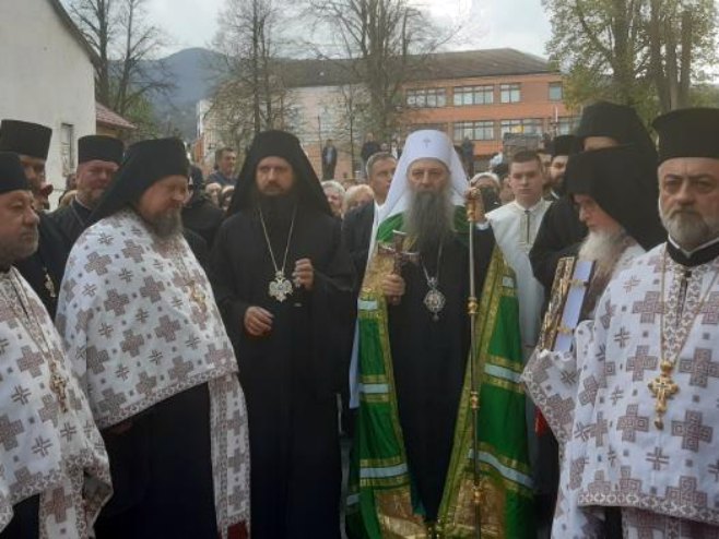 PATRIJARH PORFIRIJE U MRKONJIĆ GRADU Danas osveštanje hrama Rođenja Presvete Bogorodice