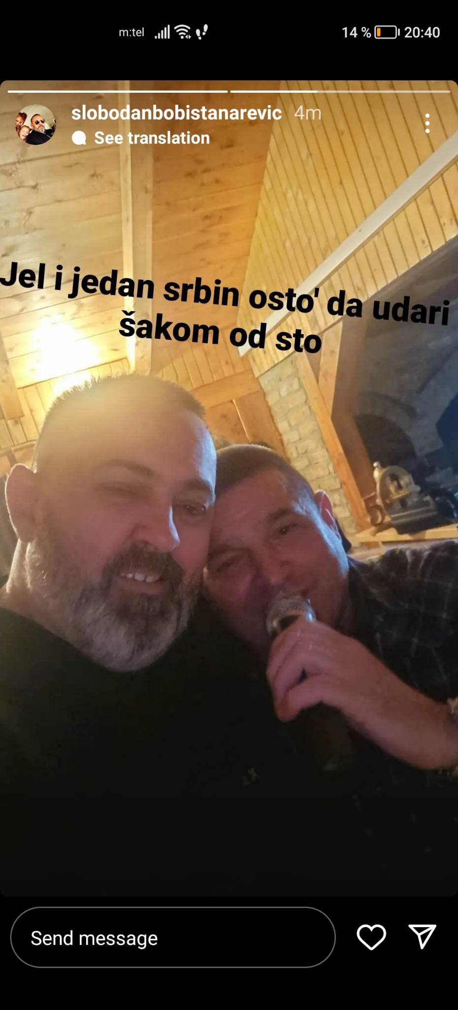 AKO POSLIJE MILE NEMA KO, IMA BOBI Baja Mali Knindža i Stanarević fotografijom pokazali da "imaju srce lavlje" (FOTO)