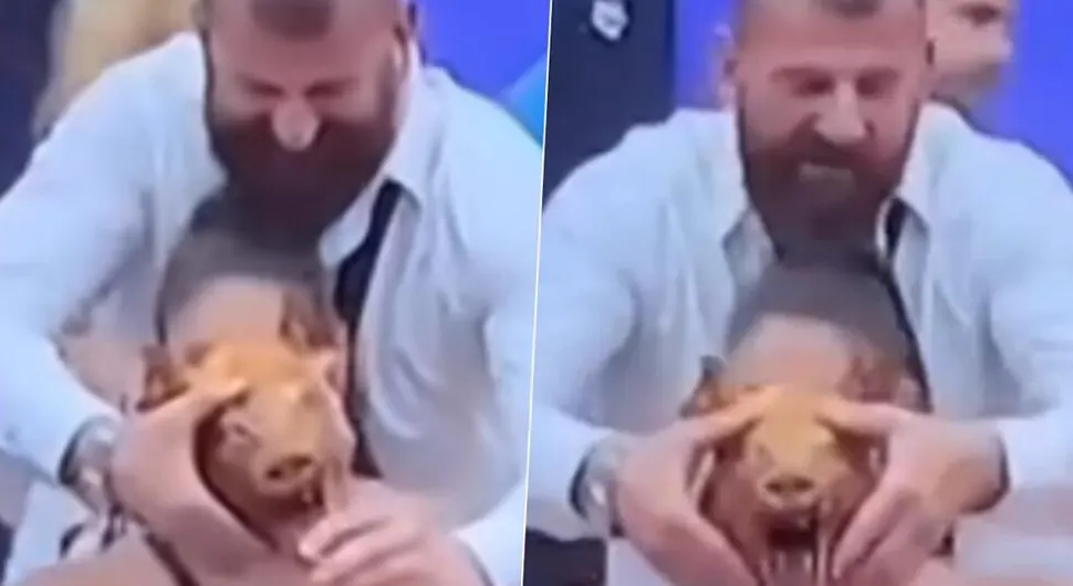 GLEDAOCI BIJESNI Jezive scene u Zadruzi na Vaskrs: Miljan stavio praseću glavu Milici na lice