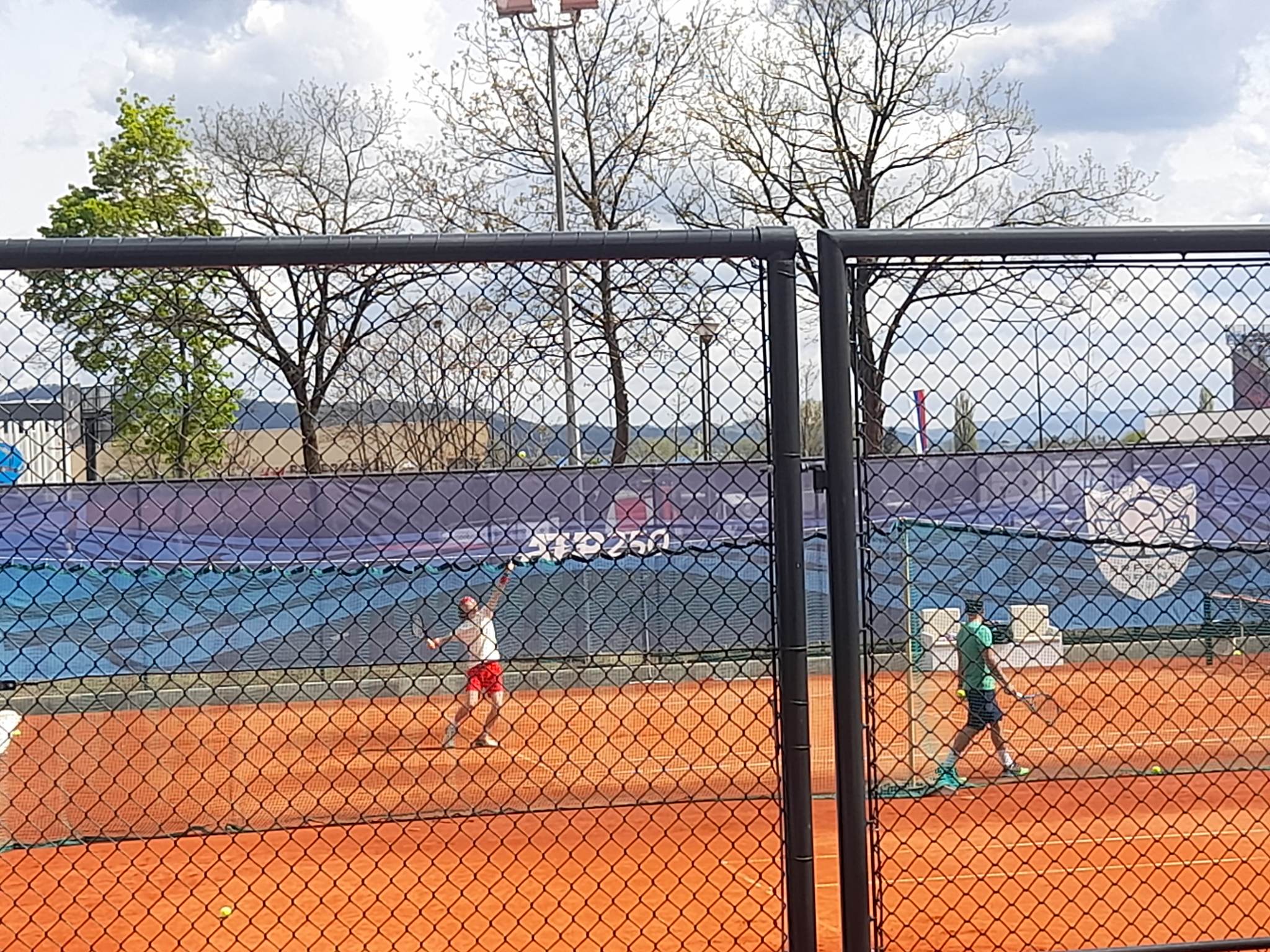 RUBLJOV ODRŽAO TRENING Ljubitelji tenisa netremice posmatrali majstorije (VIDEO)