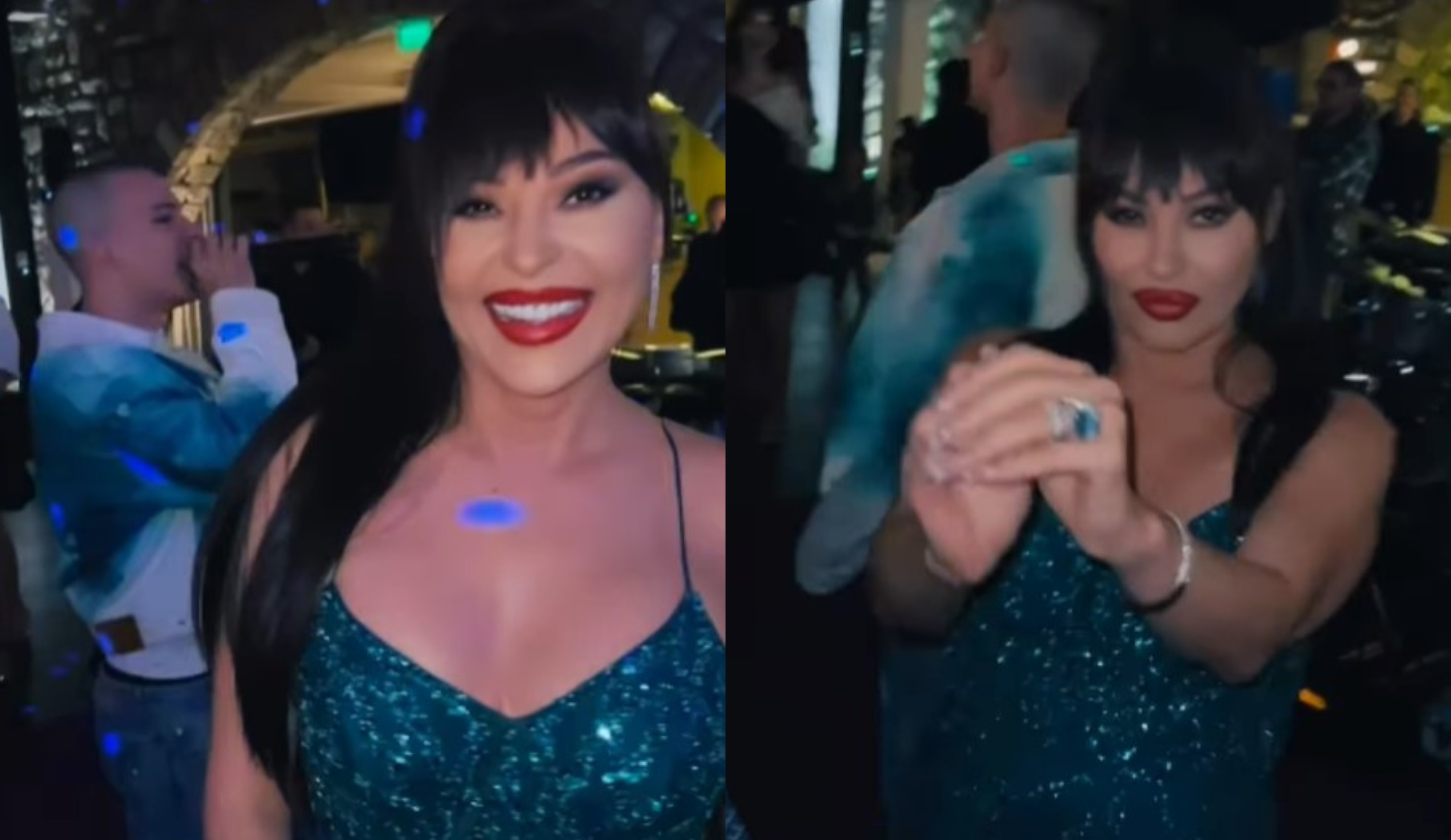 Ceca u nesvakidašnjem izdanju: Pjevačica lomi kukovima dok joj Vojaž pjeva "tresi, tresi" (VIDEO)