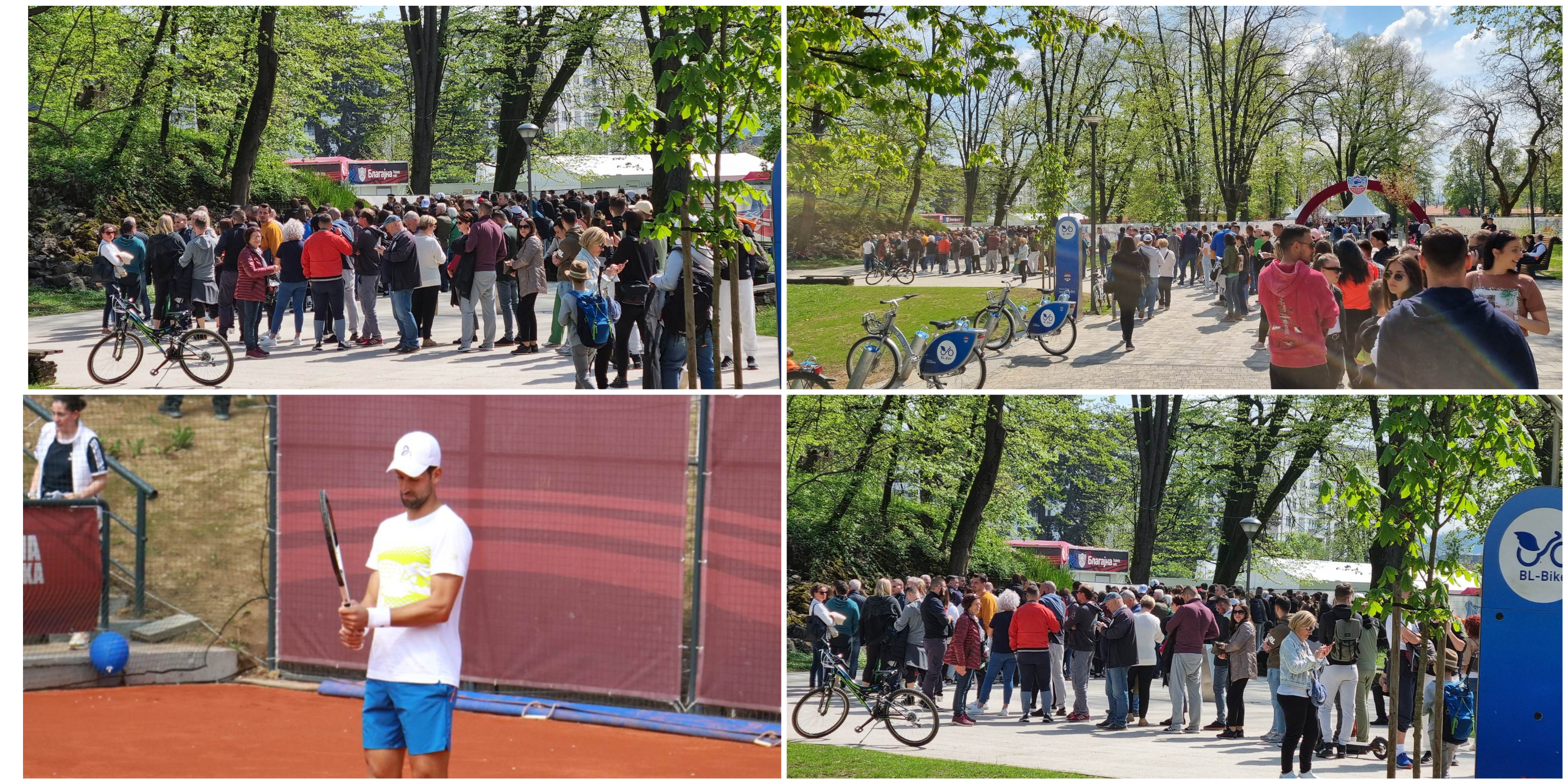 SVI ŽELE DA GLEDAJU TENISKOG MAGA Ispred blagajne Srpska open TOTALNI HAOS, bujica ljudi pohrlila ka terenima (FOTO)