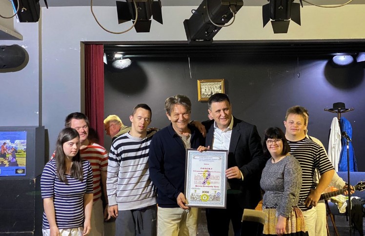 Dragan Bjelogrlić ambasador Daun sindrom centra Banjaluka za Srbiju