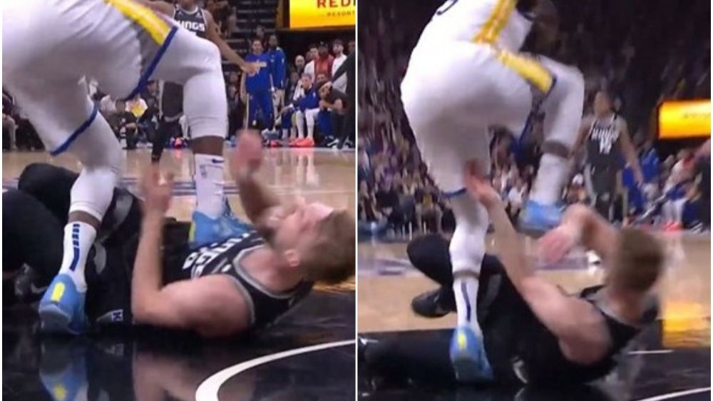 INCIDENT NA UTAKMICI Sabonis uhvatio Grina za nogu, ovaj ga nagazio i dobio isključenje