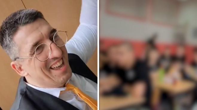 „NIJE VAMA KRISTIJAN PROBLEM“ Golubović snimljen u školi kako drži čas djeci, ovo se mnogima nije dopalo