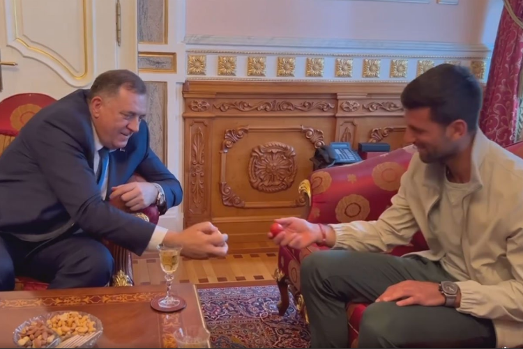 "POBIJEDIĆE PARTIZAN" Dodik na pitanje o Đokoviću imao zanimljiv odgovor