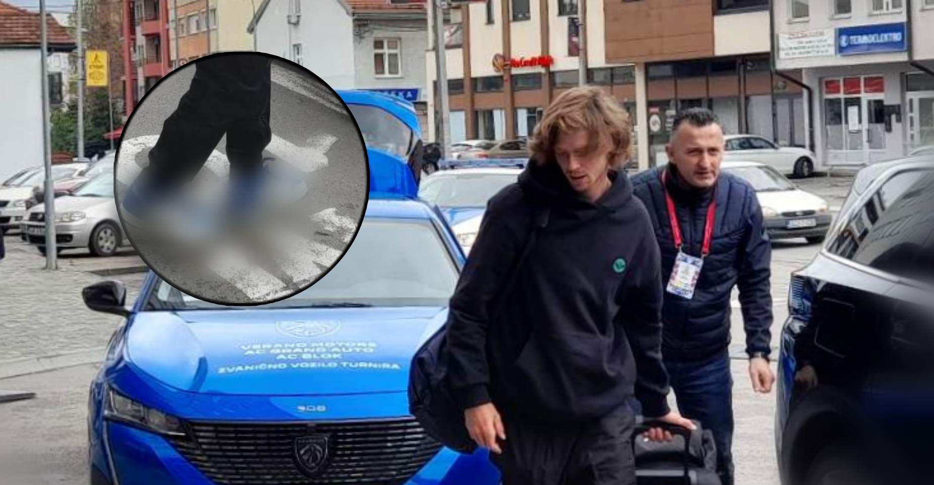 RUBLJOV NA NOGAMA NOSI PREKO 5.000 KM Pogledajte kako izgledaju vrtoglavo skupe patike u kojima je teniser stigao u Banjaluku (FOTO)