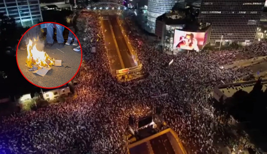 NAJVEĆI PROTEST DO SADA Desetine hiljada ljudi u Tel Avivu zahtjeva dogovor o taocima